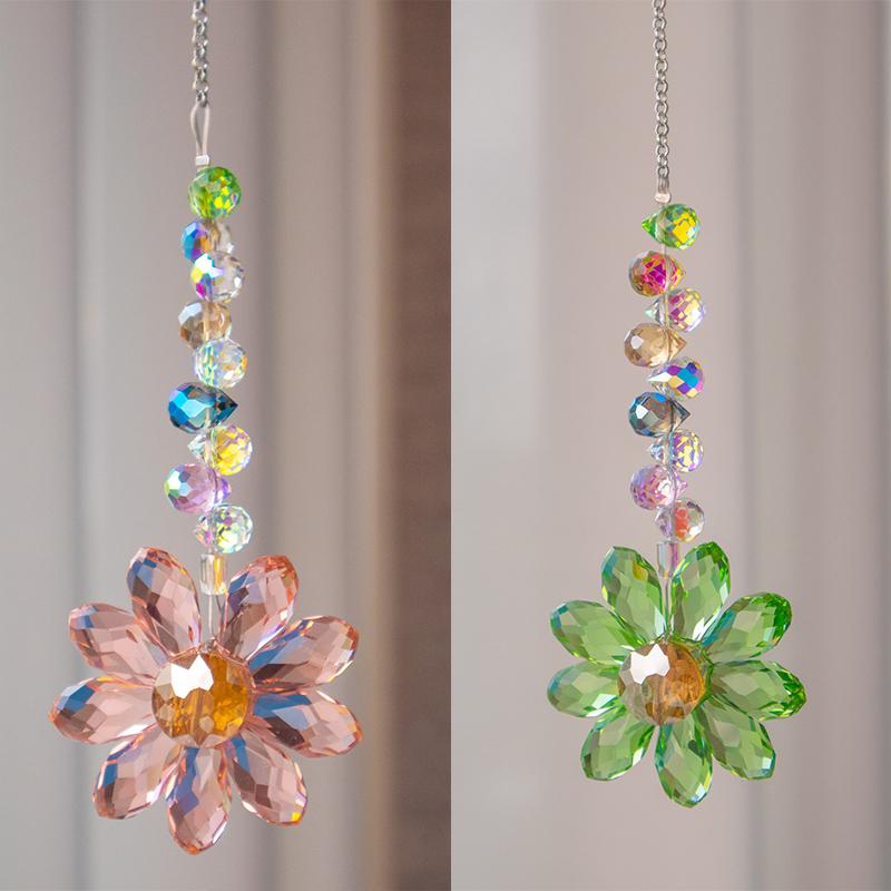 Sun Catcher Window Decors Rainbow Maker Indoor Suncatcher Courtyard Garden Decoration Home Xmas Ornament