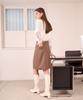 Bye Bye Seop Stitch Skirt Brown [T23]