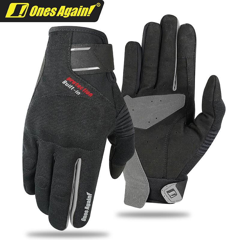 Lightweight Motorcycle Riding Gloves With Impact Protection Shell Breathable Touchscreen Cycling Protective Gear Safety