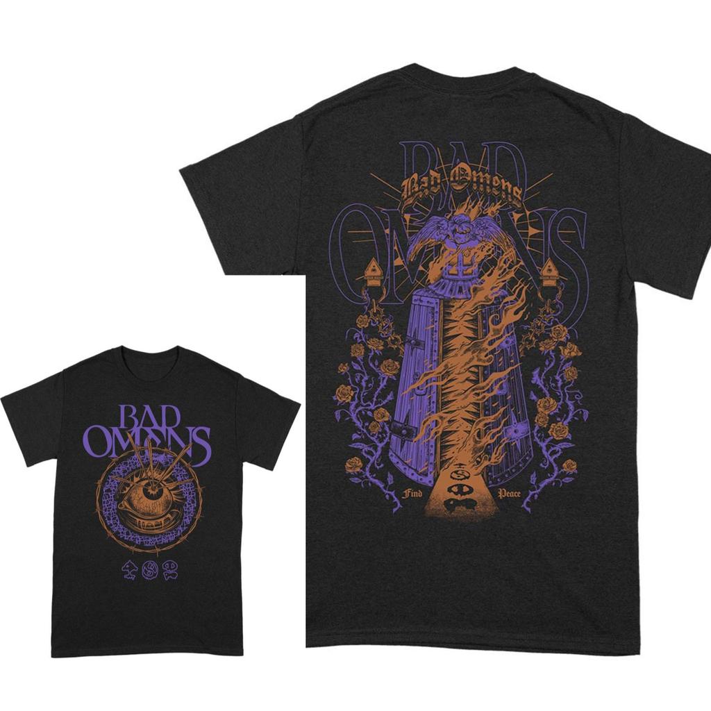 Fit Bad Omens Cotton Band Shirt Unisex Summer Short Sleeve Fashion Brand Tee Luxury Casual Vintage