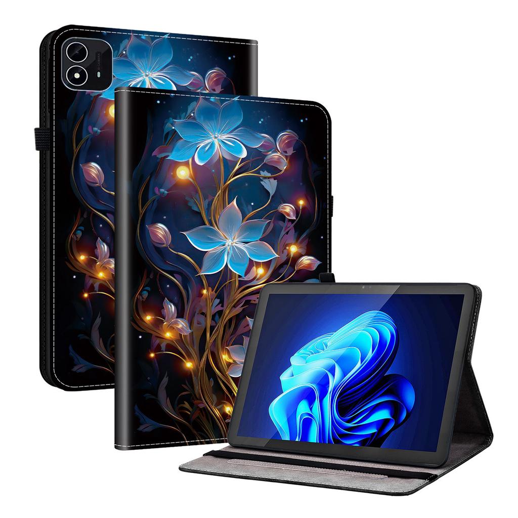 PU kožené pouzdro na tablet pro itel Pad One- 11 stylů! Odolný, se 2 sloty na stojánek, držákem na pero a sloty na karty, flexibilní zadní kryt z TPU