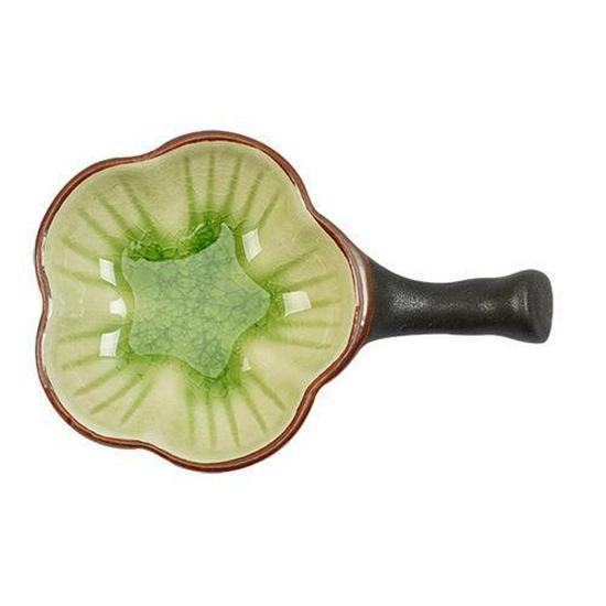 Ceramic Ink Dish with Pen Rest & Water Dish for Students - Multi-functional Tool for Chinese Painting, Calligraphy, and Brush Licking Ink Use.