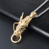 Stainless Steel Dragon Necklace New Punk Retro Jewelry Dragon Pendant Necklace For Man Gift