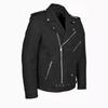European and American locomotive leather jacket autumn and winter men's leather jacket men's short cable-stayed leather jacket men's red coat