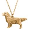 Golden Retriever, British-made Art Dog Pendant Necklace Collection