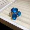 European & American Retro Triangle Open Index Finger Ring for Women