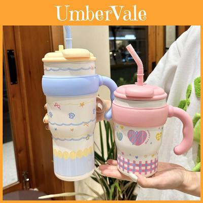Giant Insulated Travel Mug With Handle For Office And Outdoor Use