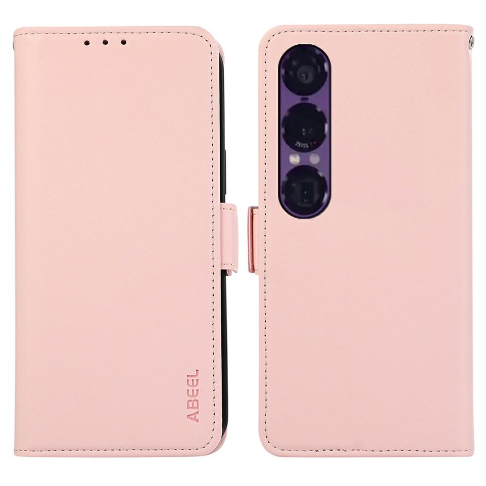 

ABEEL For Sony Xperia 1 VII Case Leather Phone Cover with RFID Blocking Wallet C