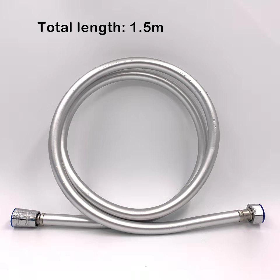 1 шт. Высоконапорный ПВХ ручной шланг для душа фитинг противозакручивающаяся душевая головка труба 1.5m