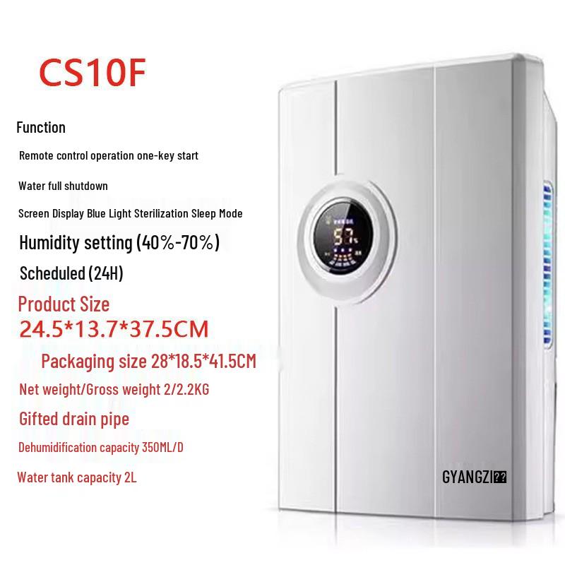 Energeticky úsporný odvlhčovač s nízkou hlučností pro ložnice a sklepy