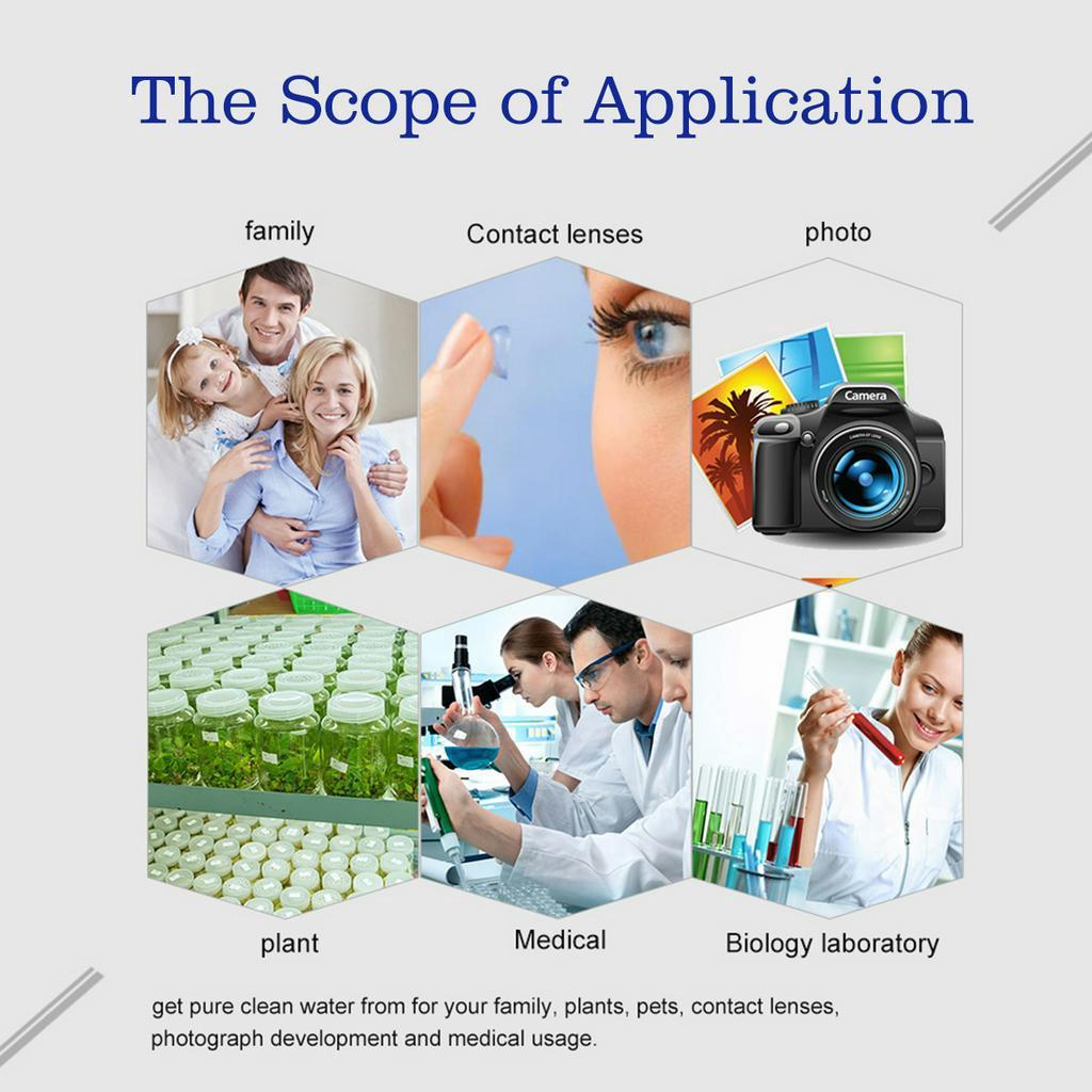 750W 110V 4L Filter Stainless Steel Electric Water Distilled Machine Digital Display Pure Water Distiller Distillation Purifier