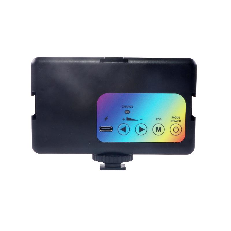 RGB Portable Mini LED Creative Atmosphere Fill Light for Live Streaming and Photography