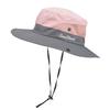 Sommer Damen Outdoor Sonnenhut Zopfloch Fischerhut Sonnenschutz Sonnenhut atmungsaktiv Bergsteigerhut Eltern-Kind-Modell