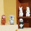 Clasp Hands Animal Statue Simulation Panda Rabbit Capybara Koala Dog Cat Monkey Ornament