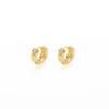 Fashion Ear Buckle Niche Design Cold Wind Earrings High Sense Simple Temperament Stud Earrings Women'S