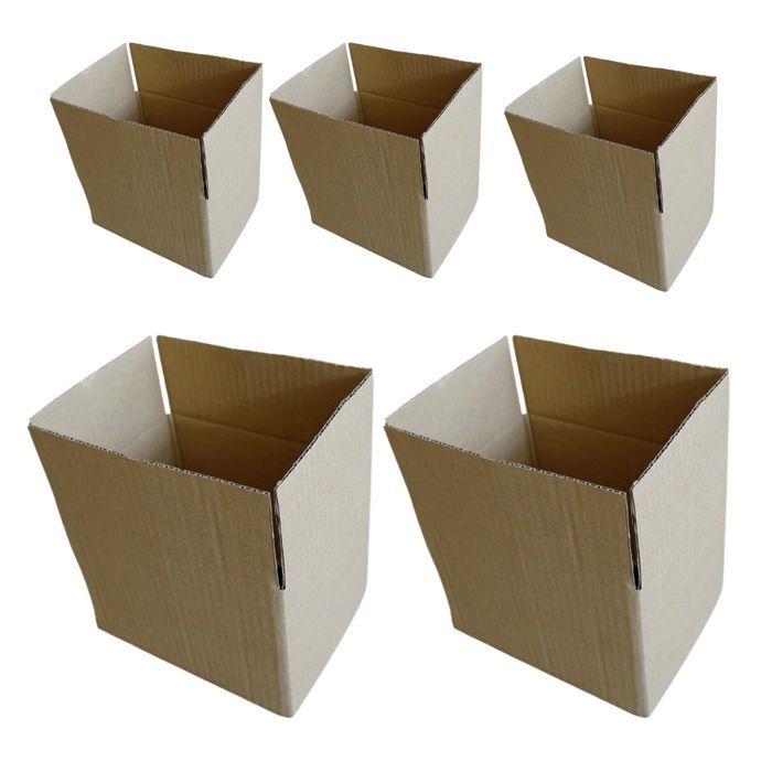 5 Packaging Boxes 20 X 15 X 11 Cm