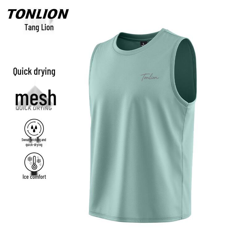 

TonLion Men s Lightweight Ice Silk Sleeveless Vest 5XL