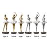 Ballerina Statues Figurines Resin Girl Figure European Style Home Desk Ornament