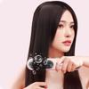 Small Travel Friendly Straightening Brush With MCH Ceramic Heating Technology And USB C Charging