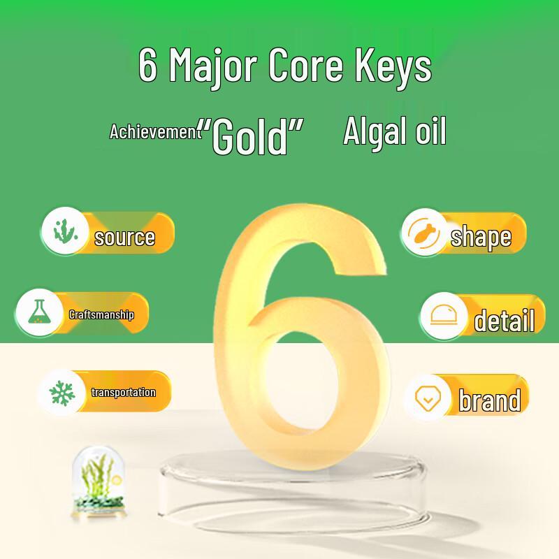 Slicon Life's DHA Algal Oil Softgels for Children 0-6 Years