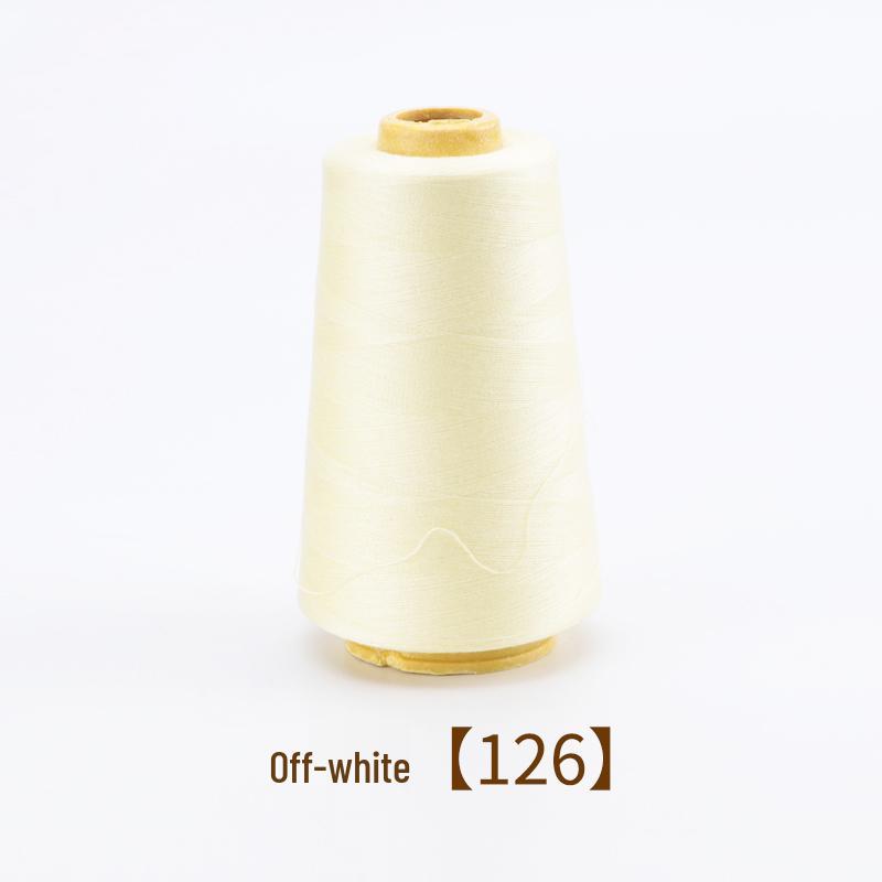 402 Fine Thread Sewing Machine & Hand Sewing Spools, White Cotton for Clothes, Quilts, Overlock - Large & Small Spools