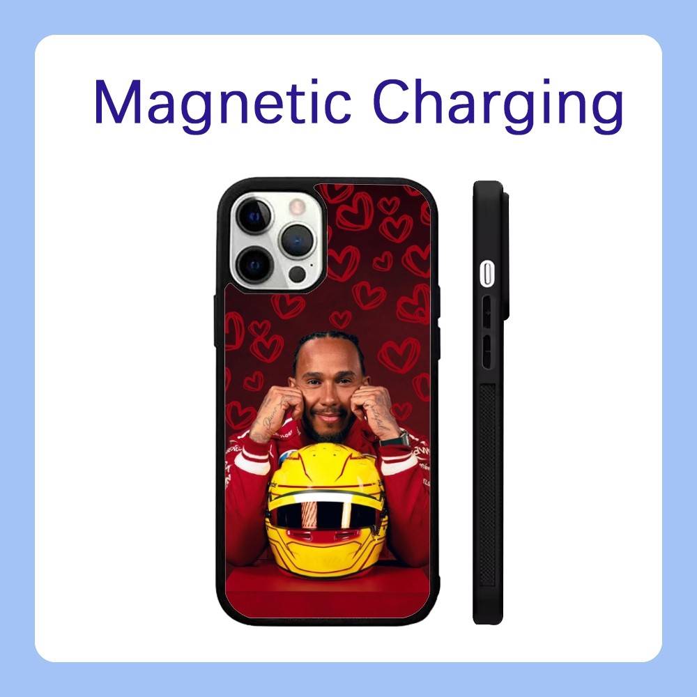 F1 L-LewisS Racing 44 H-Hamilton Phone Case For iPhone 17,16,15,14,13,12,11,Pro,Max,Plus,Air,Mini,SE Magsafe Wireless Charging iPhone14ProMax