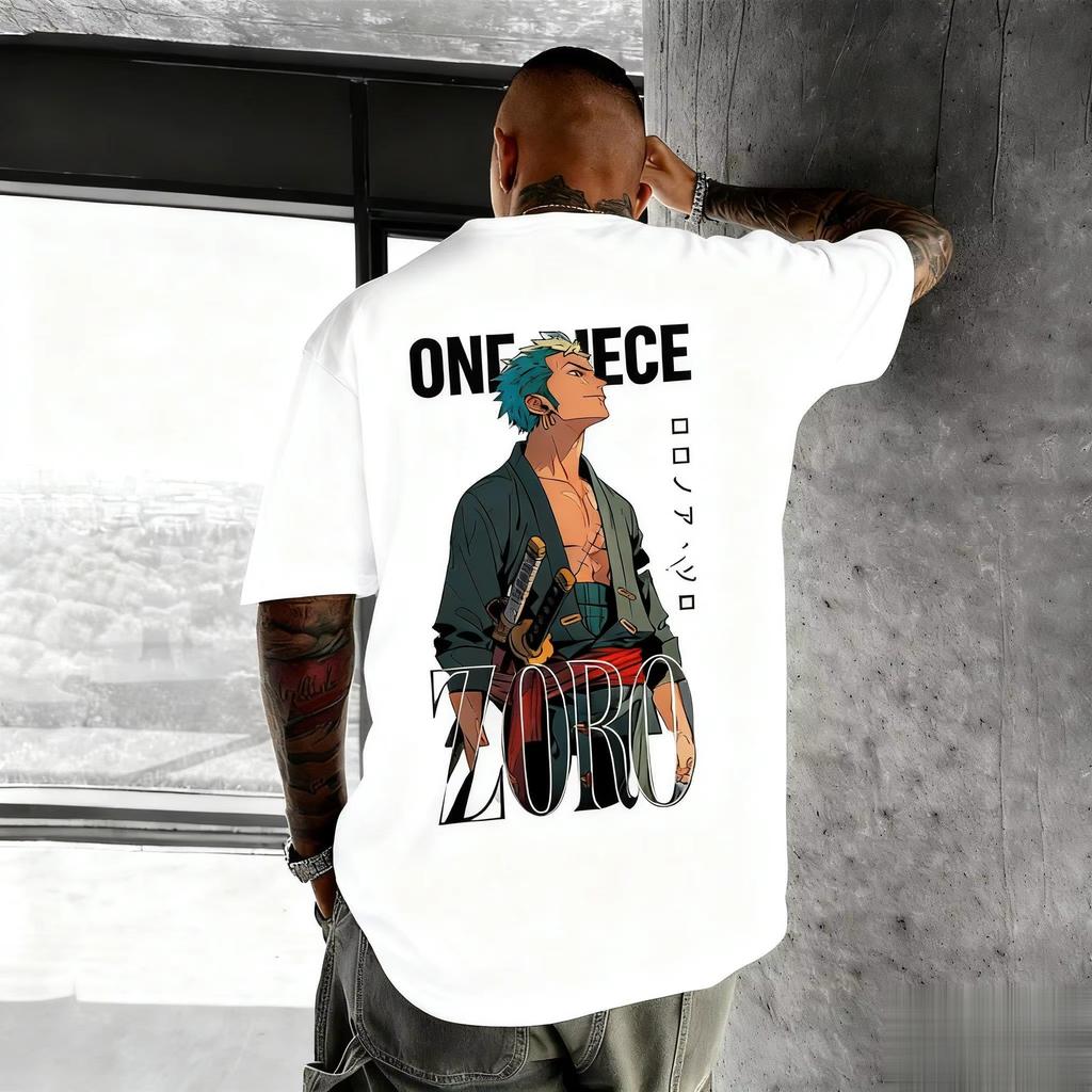Oversized One Piece Anime Print Tshirt Men Women Short Sleeve Streetwear Fashion Casual Tops New Summer Fashion Graphic Tee Y2k