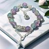 Daisy Popcorn Beaded Bracelet: Elegant Women's Hand Jewelry