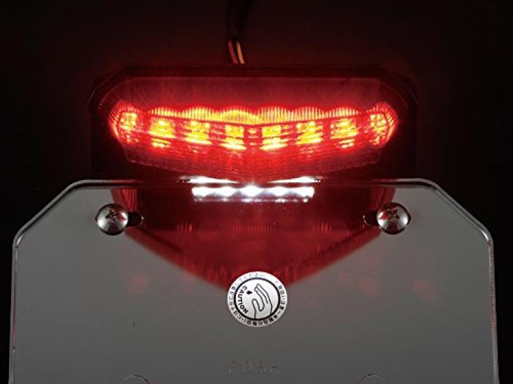 POSH FAITH Motorcycle Accessories Acute LED Tail Lamp Universal Type Red 090147-90