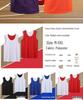 Custom Double-Sided Basketball Jersey: Reversible Sports Vest for Running, Loose Sleeveless Team Uniform with Personalized Printing.