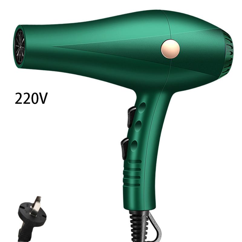 Gs1000 Green Color Hair Dryer With Adjustable Temperature And Foldable Handle