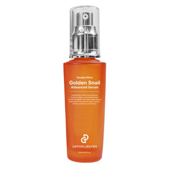 Differ & Ceeper Double Effect Advanced Serum 50ml – Golden Snail / Marine Collagen / E.G.F Skin Repair Serum Golden Snail  1