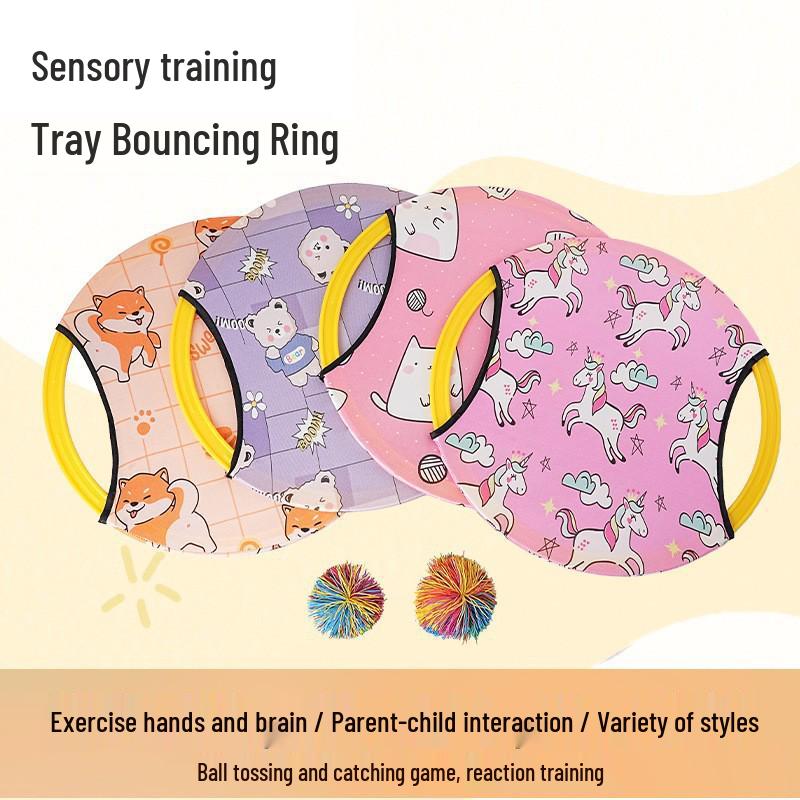 Kids' Soft Ring & Ball Catch Set for Sensory & Outdoor Play