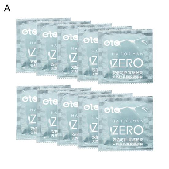 Yousheng 10Pcs Sex Condom Ultra Thin Lubricated Emulsion Hyaluronic Acid Condom for Dating
