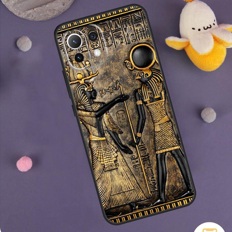Sacred Eye of Horus Egypt Fresco Case For Xiaomi 15 14 Ultra 13T 14T 15T 17 Pro Max POCO F8 Ultra X5 X6 X7 F5 F6 F7 Pro Cover