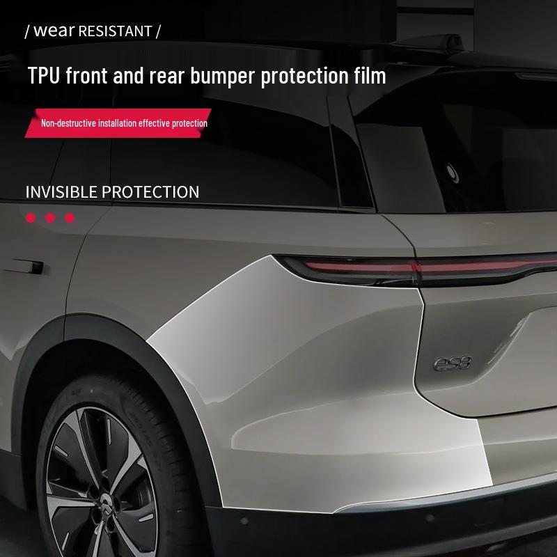 NIO ES8 Vorgeschnittene TPU Transparente Unsichtbare Schutzfolie für Stoßfänger vorne und hinten