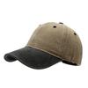Unisex gewaschene Kappen Vintage farblich abgestimmte Baseballkappe Herren Damen verstellbar lässig Sommer Outdoor Streetwear Sport weicher Sonnenschutz