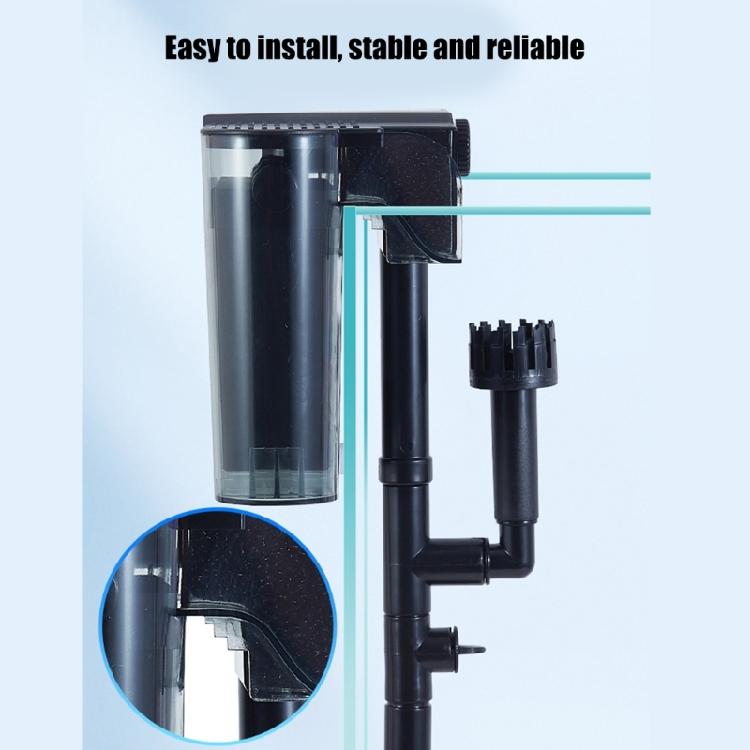 Easy Install External Aquarium Filter 3In1 Multilayer Purification Pump For FishTanks Water Purification Systems