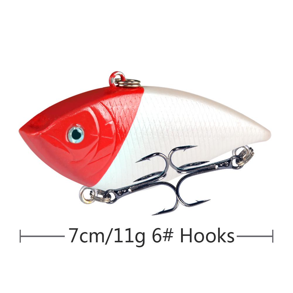 Vibration Lure Set, 11g for Long Casts, All Water Layers, Universal Bass Fishing Artificial Bait
