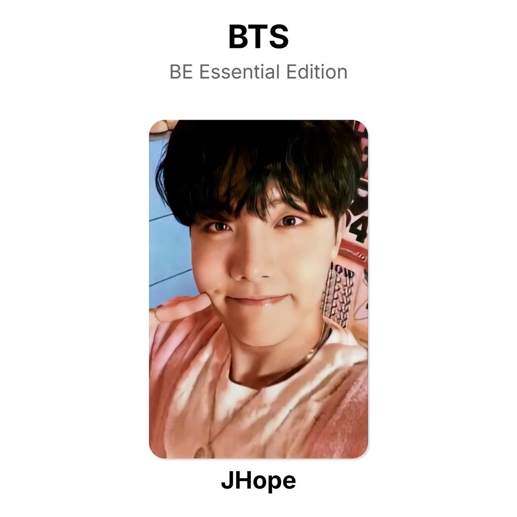 BTS BE Essential Edition Official Photocard