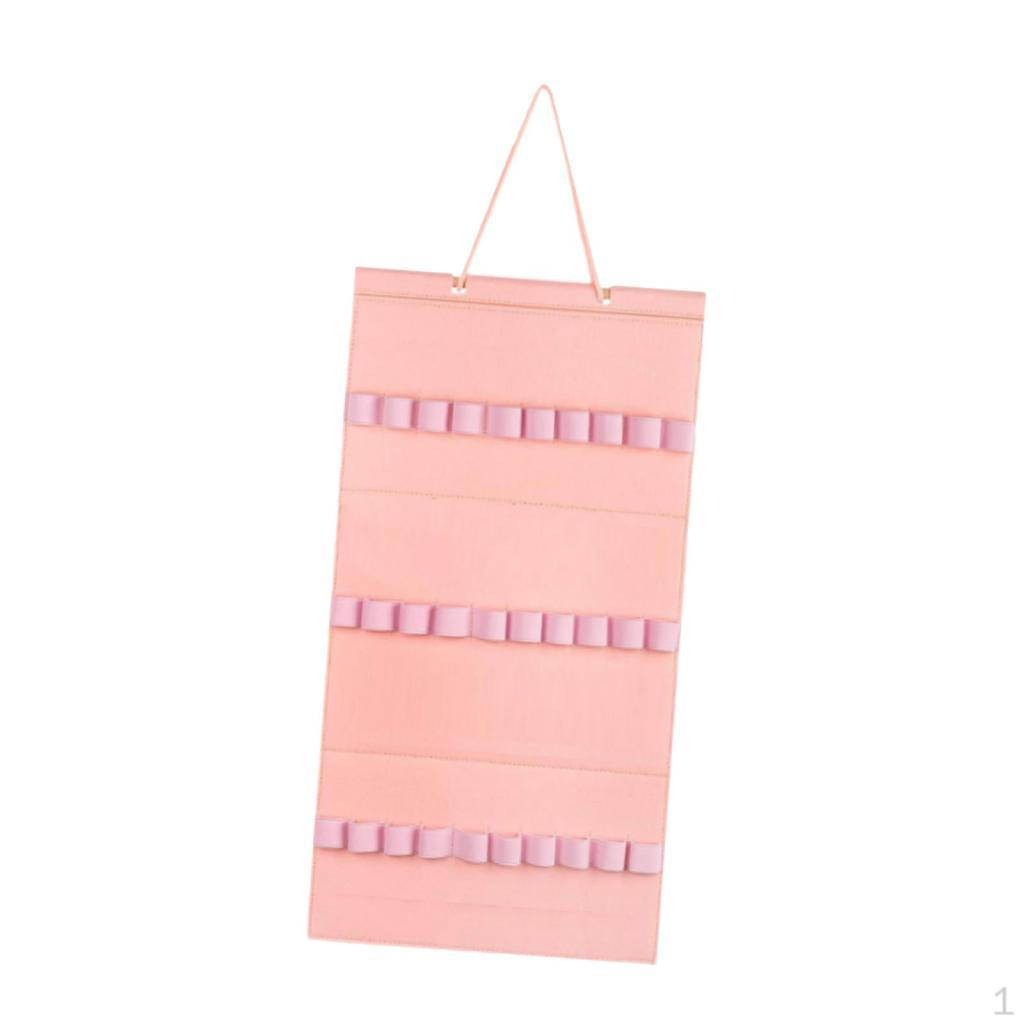 

Storage Support with 40 Locations for Hair Accessories розовый