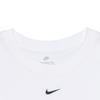 Nike Sportswear Essential Boxy Logo Crew Neck Casual T-Shirt Women Tops White DD1238-100