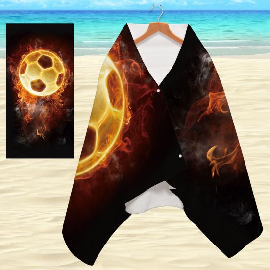 Beach Towel Bright-colored Multipurpose Towel Superfine Fiber Softness Summer Extra-large Beach