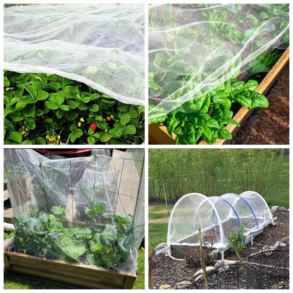 Garden Netting Plant Covers Ultra Fine Mesh Protection For Vegetable Fruits Flowers Crops Greenhouse Raised Bed Barrier Screen