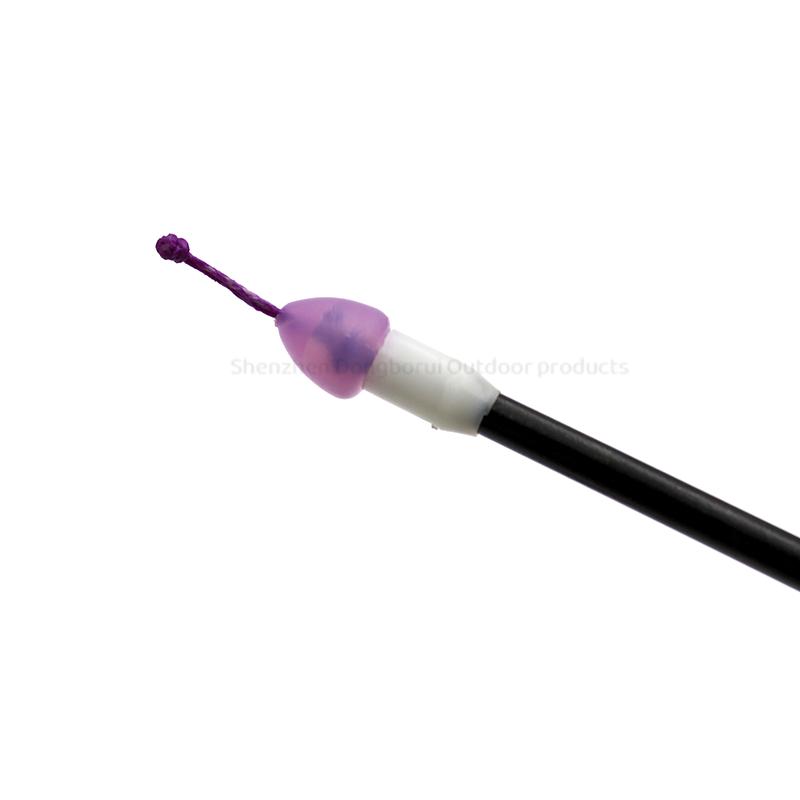 5pcs/Set Carp Fishing Sliding Dacron Connectors Pre-Formed Loop For Easy Sliding Onto Elastic And Pole Rig Line For Fishing Tackle