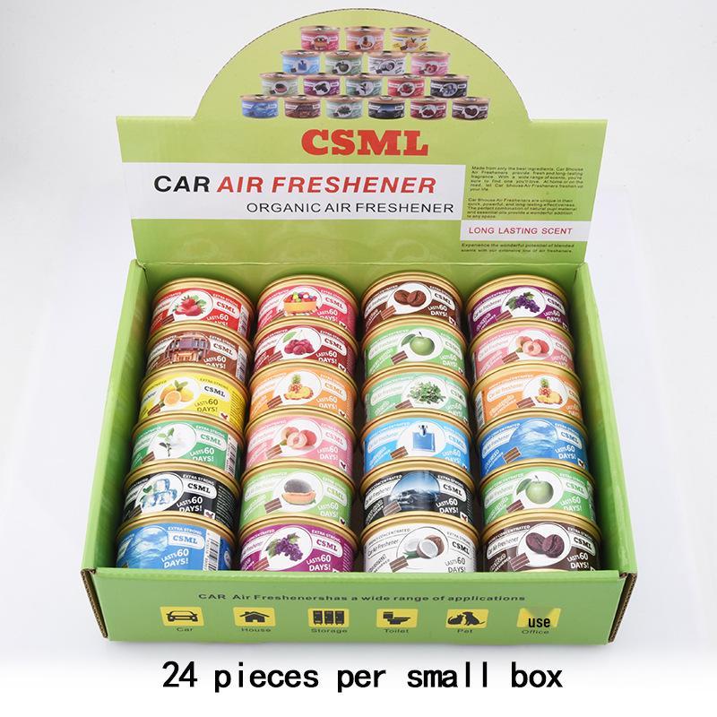 Wooden Block Car Air Freshener: Solid Perfume & Deodorizer