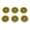 6pcs Phone Protection Sticker 2.8cm Diameter Effective Flashing Phone Blocker Stickers for Cell Phone Laptop Computer