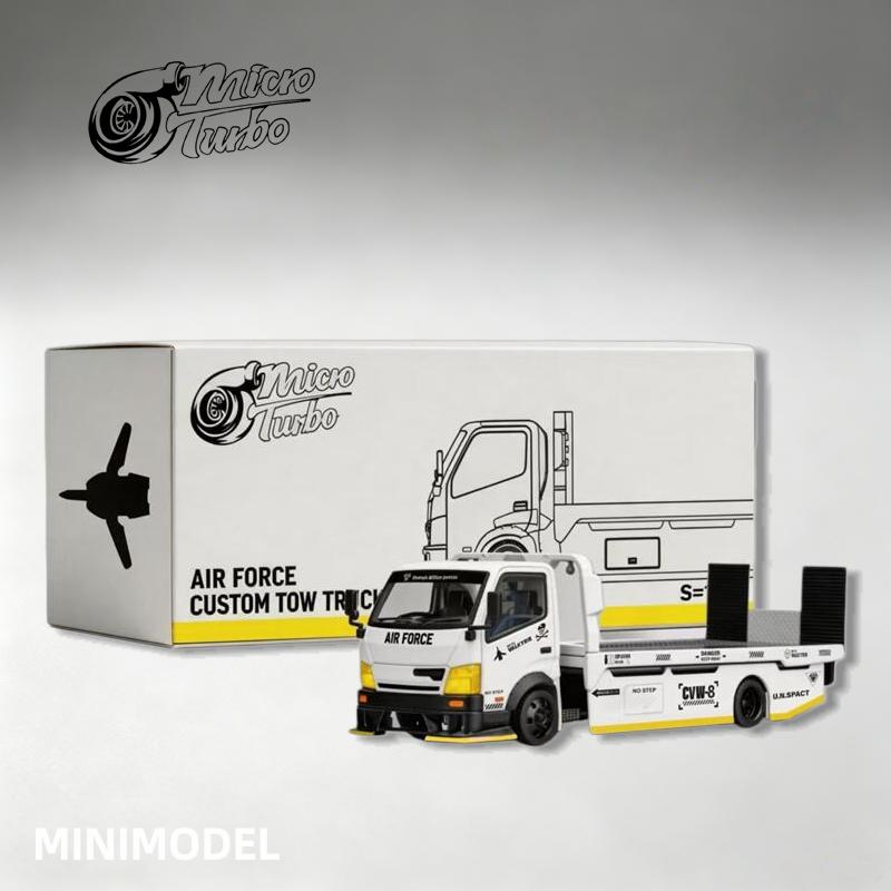 [Vor] Mikro-Turbo 1:64 Individueller Abschleppwagen Luftwaffe Diecast Modellauto