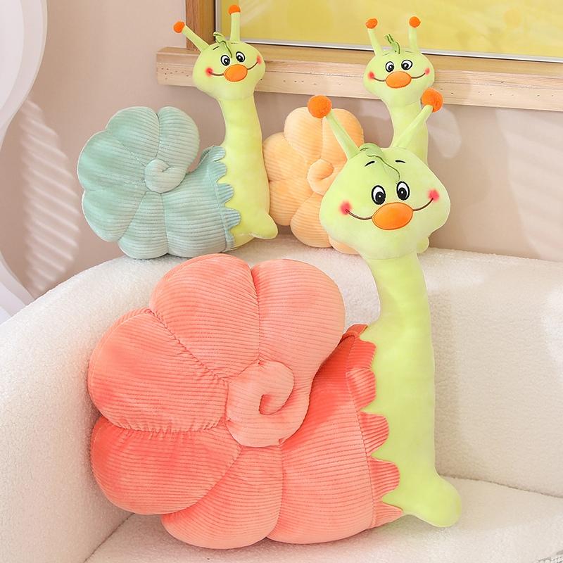 25CM/40CM/50CM Cartoon Snail Plush Toys Cushion Fancy Pillow Stuffed Soft Animal Sofa Home Car Decor Gifts