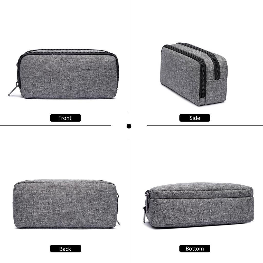 Large Capacity Double-Layer Pencil Case - Korean Style for Elementary Students, Creative Stationery Box